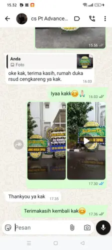 Testimonial Papan Bunga Pernikahan karangtunggal