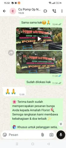 Testimonial Papan Bunga karangtunggal